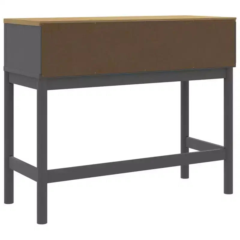 vidaXL Console Table Storage Living Room Hallway Furniture Solid Wood Pine
