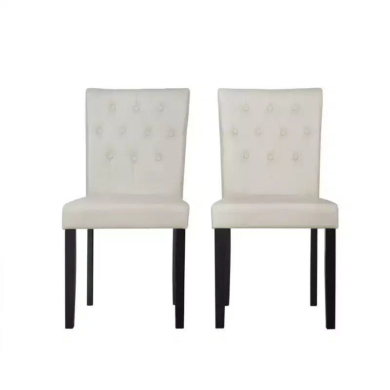 ChaletPosh 5 Pieces Dining Set with Linen Cover Dining Chair