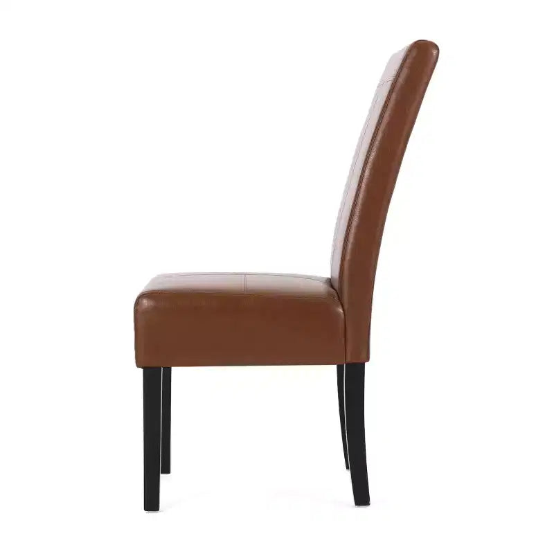 MAYEERTY Set of 2 Pertica KD Dining Chairs, Detachable Design Solid Frame, Dining Room