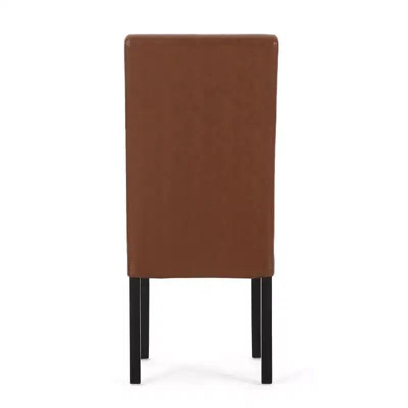 MAYEERTY Set of 2 Pertica KD Dining Chairs, Detachable Design Solid Frame, Dining Room