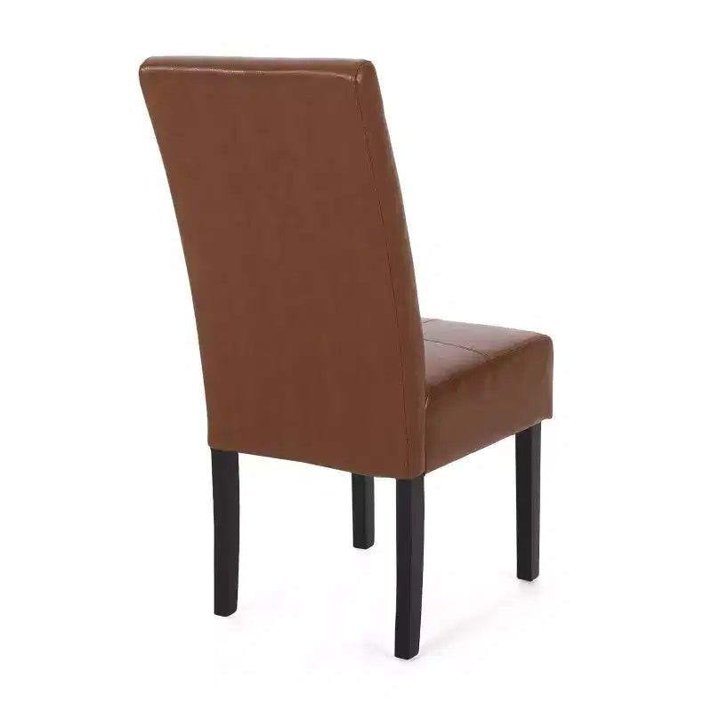 MAYEERTY Set of 2 Pertica KD Dining Chairs, Detachable Design Solid Frame, Dining Room