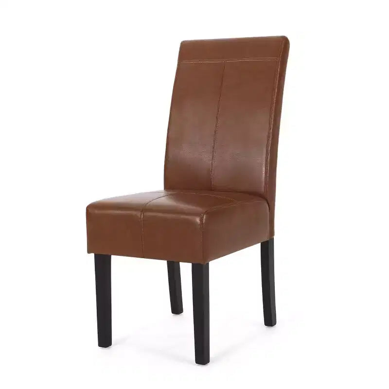 MAYEERTY Set of 2 Pertica KD Dining Chairs, Detachable Design Solid Frame, Dining Room