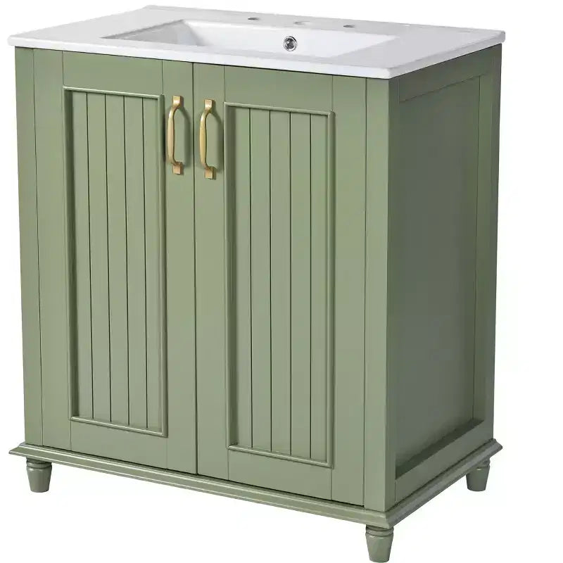 30 Bathroom Vanity with Sink, Bathroom Storage Cabinet with Drawers, Single Sink Bathroom Vanity