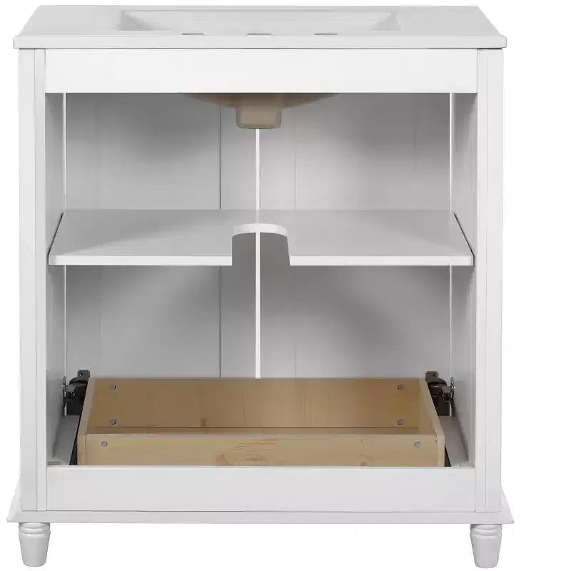 30 Bathroom Vanity with Sink, Bathroom Storage Cabinet with Drawers, Single Sink Bathroom Vanity