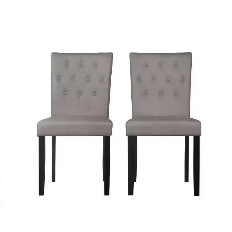 ChaletPosh 7 Pieces Dining Set with Linen Cover Dining Chair