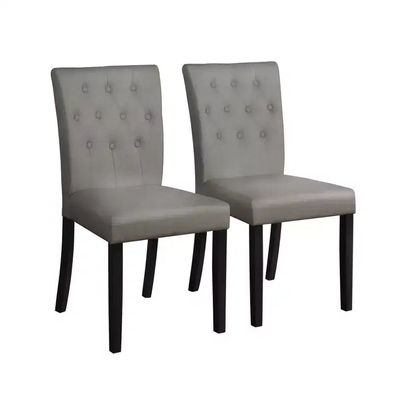 ChaletPosh 7 Pieces Dining Set with Linen Cover Dining Chair
