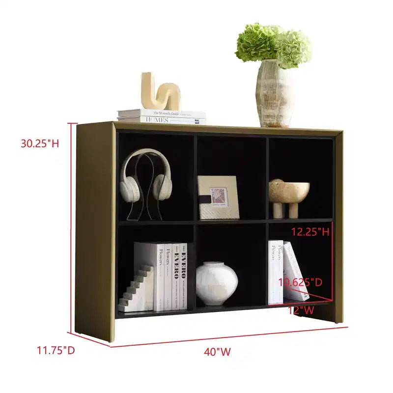 Kings Brand Furniture 6-Shelf Bookcase Contemporary Design