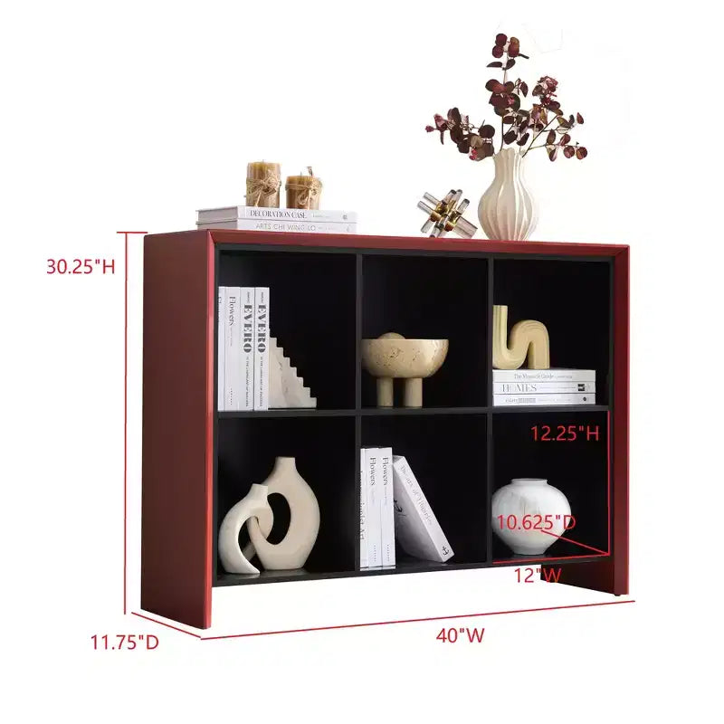 Kings Brand Furniture 6-Shelf Bookcase Contemporary Design