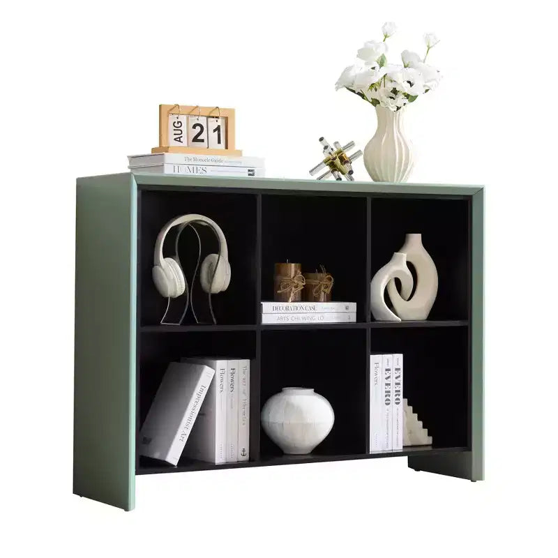 Kings Brand Furniture 6-Shelf Bookcase Contemporary Design