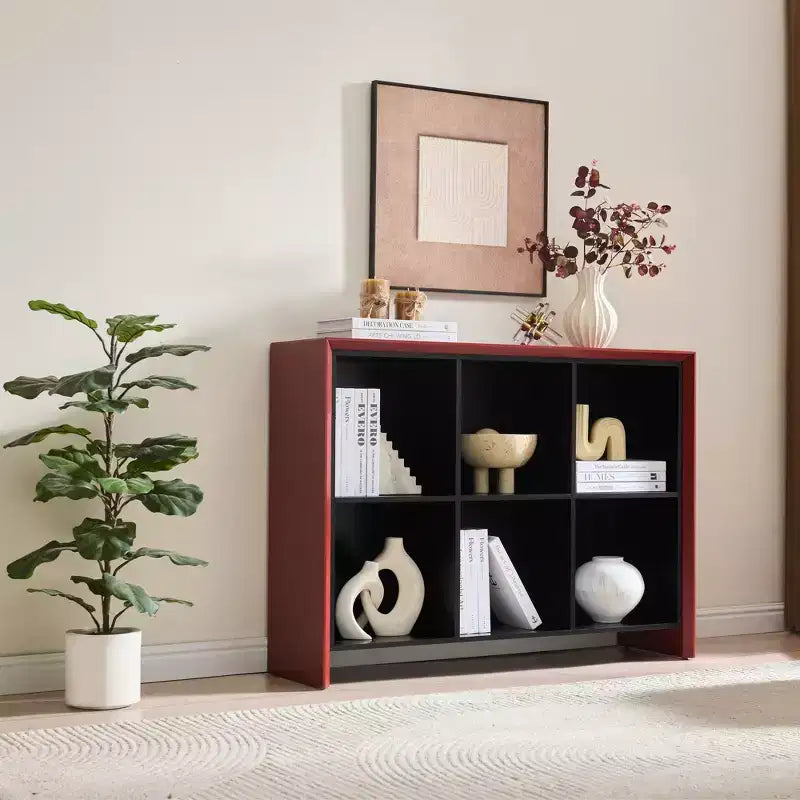 Kings Brand Furniture 6-Shelf Bookcase Contemporary Design