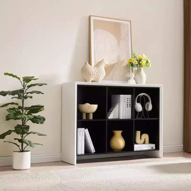 Kings Brand Furniture 6-Shelf Bookcase Contemporary Design