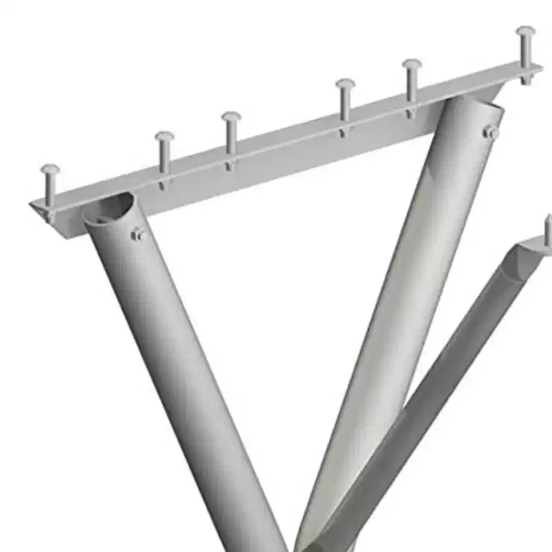 Pilot Rock 4 Pack 6'/8' Outdoor Steel Non Tip Picnic Table Leg Kits (Frame Only)