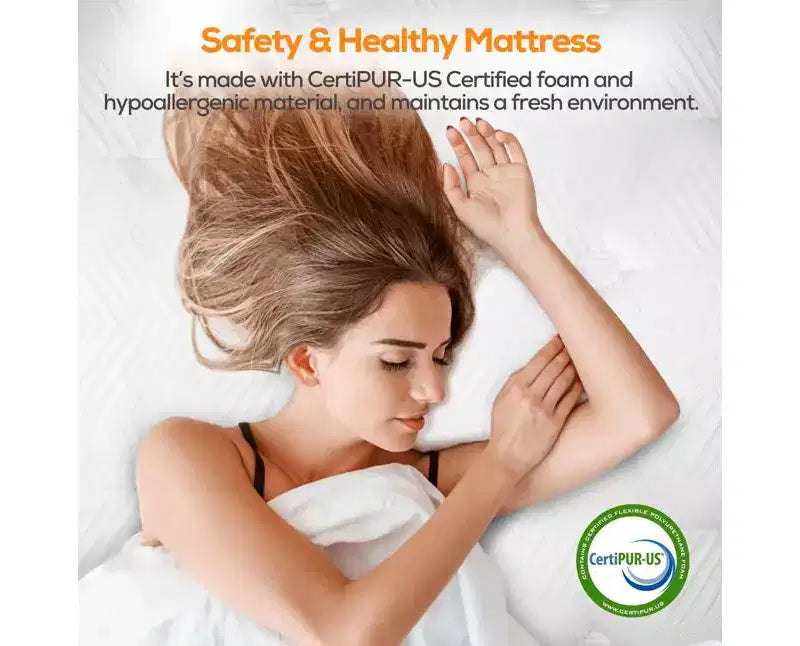 14 Queen Gel Memory Foam Mattress: Medium Firm, Cooling Technology, CertiPUR-US Certified