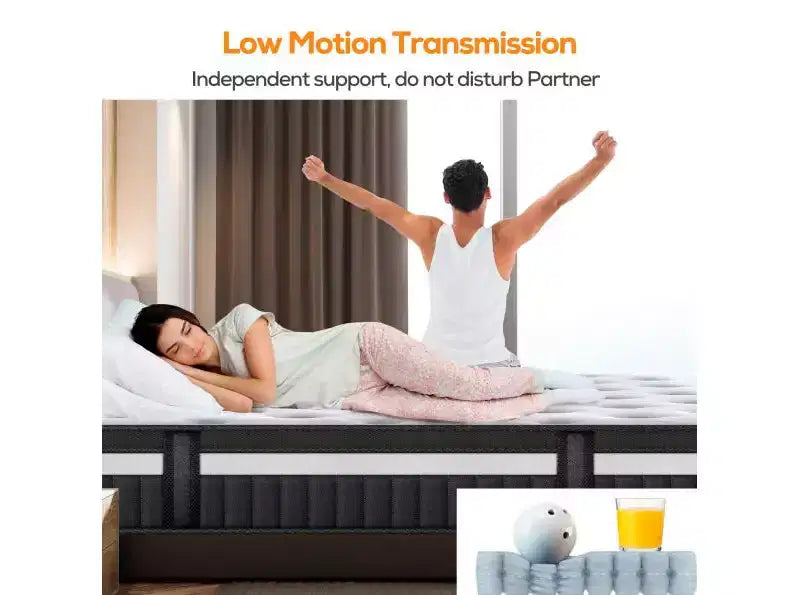 14 Queen Gel Memory Foam Mattress: Medium Firm, Cooling Technology, CertiPUR-US Certified