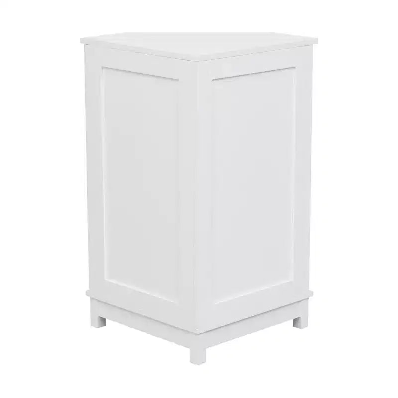 Whisen Modern Triangle Corner Bathroom Storage Cabinet with Adjustable Shelf