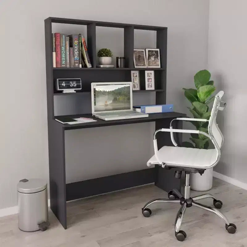 vidaXL Desk Computer Desk Workstation Table for Living Room Engineered Wood