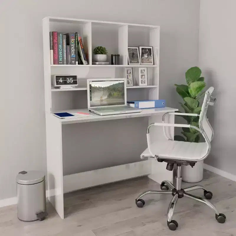 vidaXL Desk Computer Desk Workstation Table for Living Room Engineered Wood