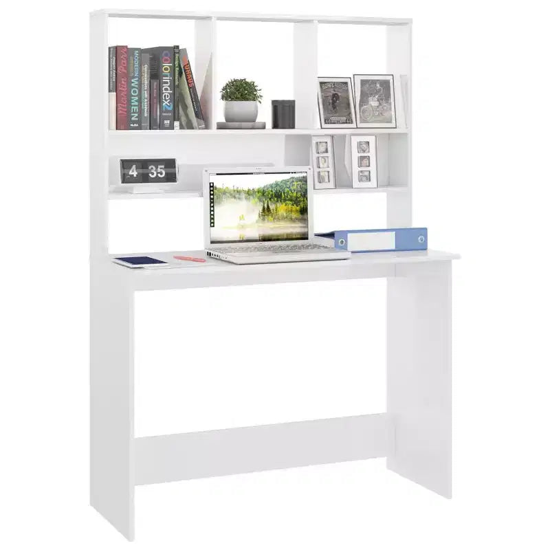 vidaXL Desk Computer Desk Workstation Table for Living Room Engineered Wood