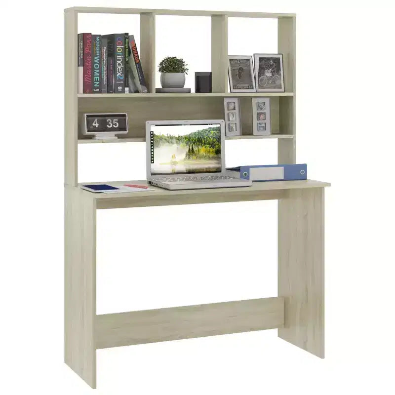 vidaXL Desk Computer Desk Workstation Table for Living Room Engineered Wood