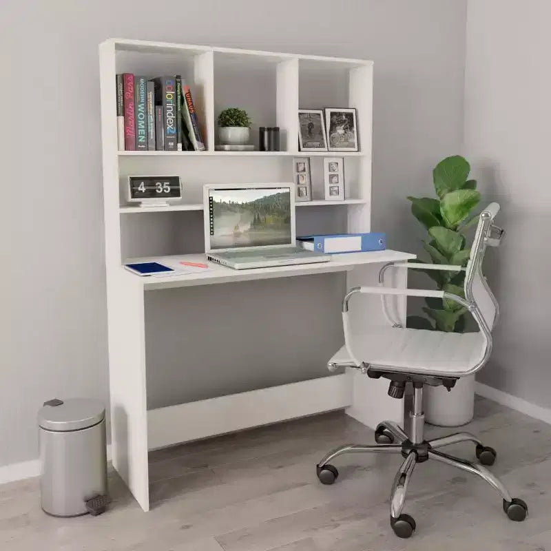 vidaXL Desk Computer Desk Workstation Table for Living Room Engineered Wood