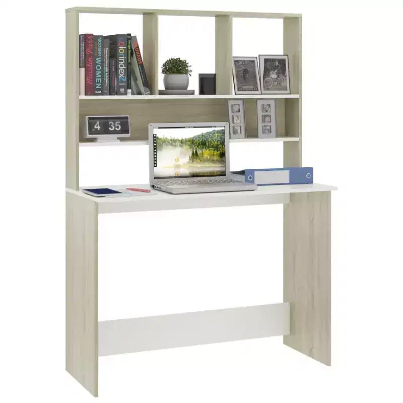 vidaXL Desk Computer Desk Workstation Table for Living Room Engineered Wood