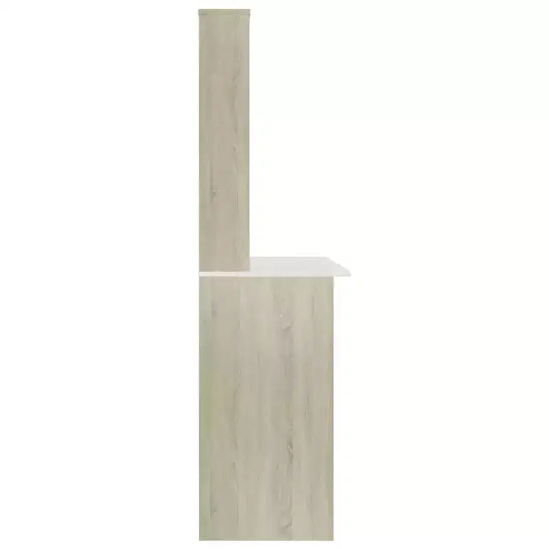vidaXL Desk Computer Desk Workstation Table for Living Room Engineered Wood