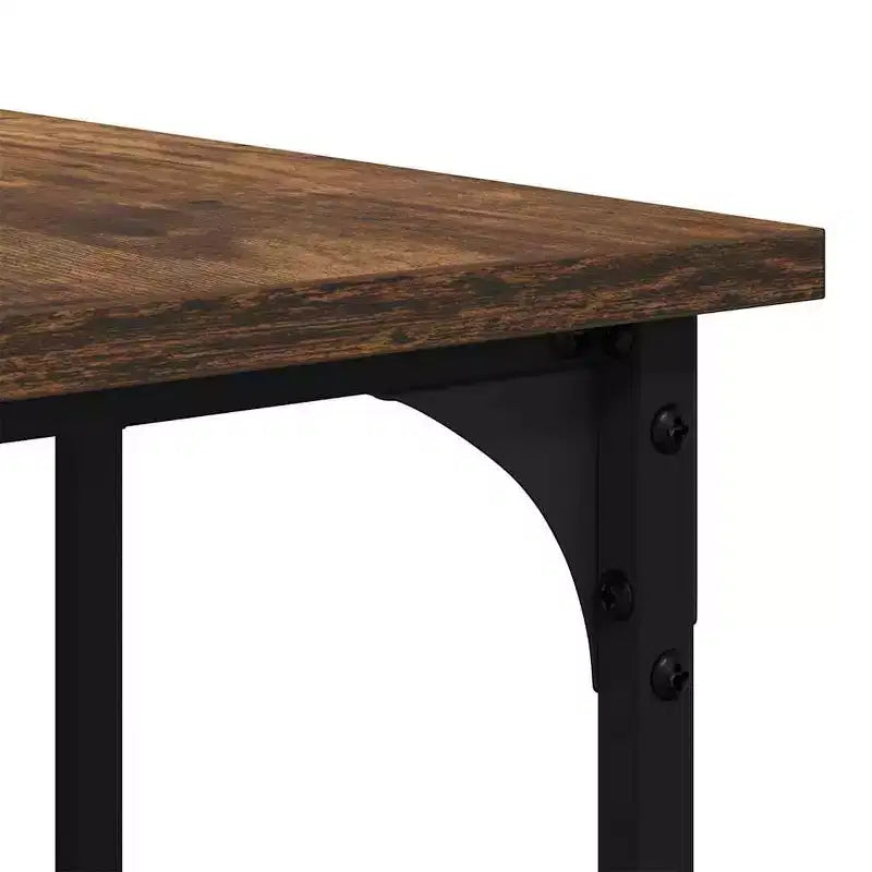 vidaXL Desk Storage L-shape Computer Study Table with Shelves Engineered Wood