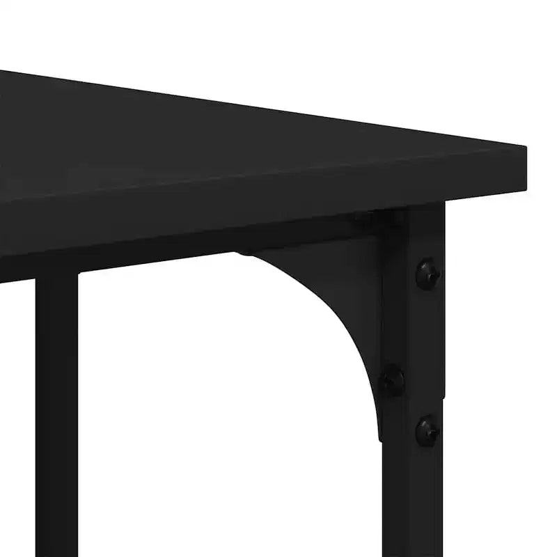 vidaXL Desk Storage L-shape Computer Study Table with Shelves Engineered Wood
