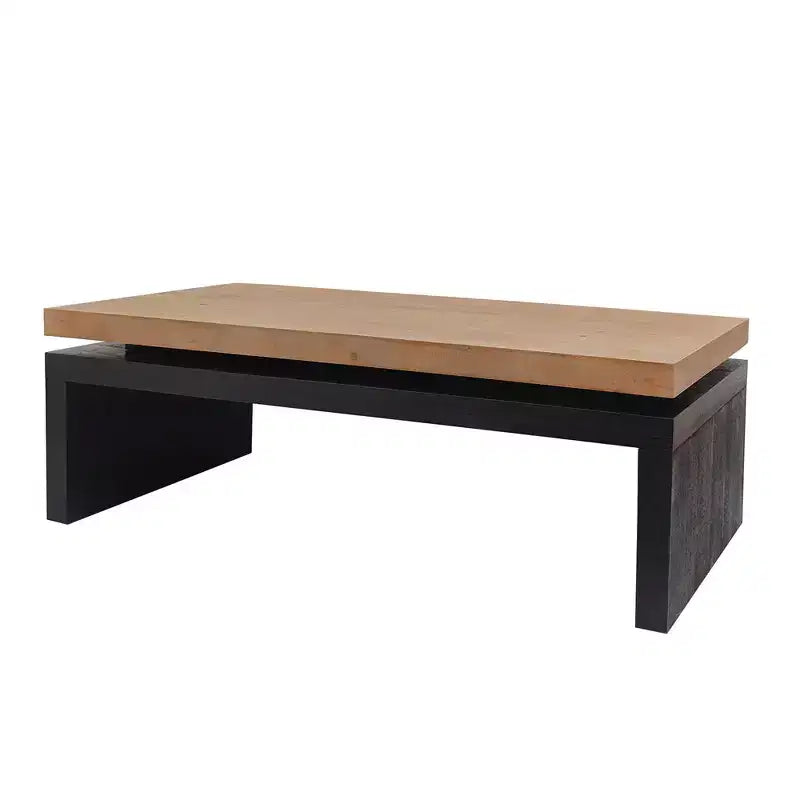 GDFStudio Miri Modern Wooden Coffee Table with Floating Top