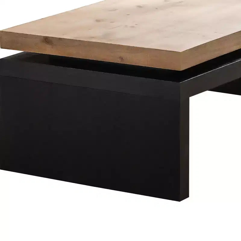 GDFStudio Miri Modern Wooden Coffee Table with Floating Top