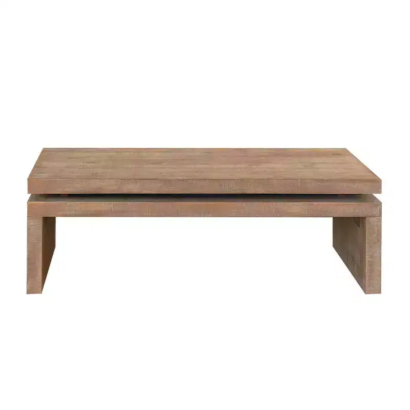 GDFStudio Miri Modern Wooden Coffee Table with Floating Top