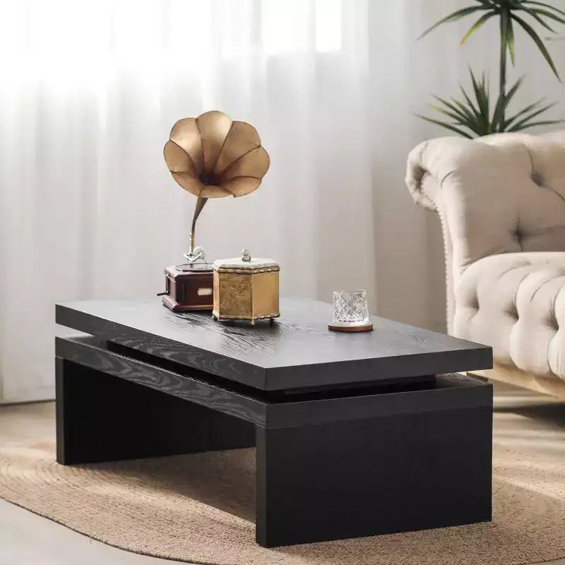 GDFStudio Miri Modern Wooden Coffee Table with Floating Top