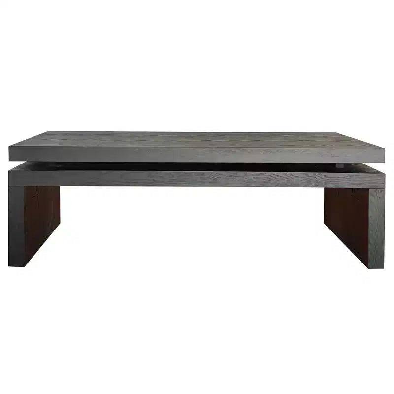 GDFStudio Miri Modern Wooden Coffee Table with Floating Top