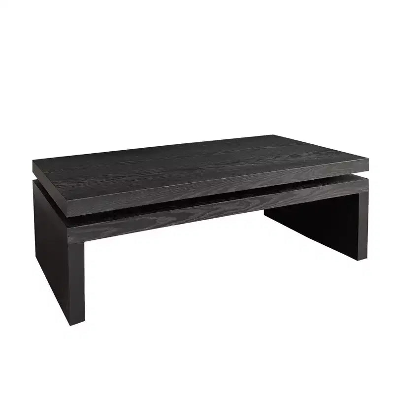 GDFStudio Miri Modern Wooden Coffee Table with Floating Top