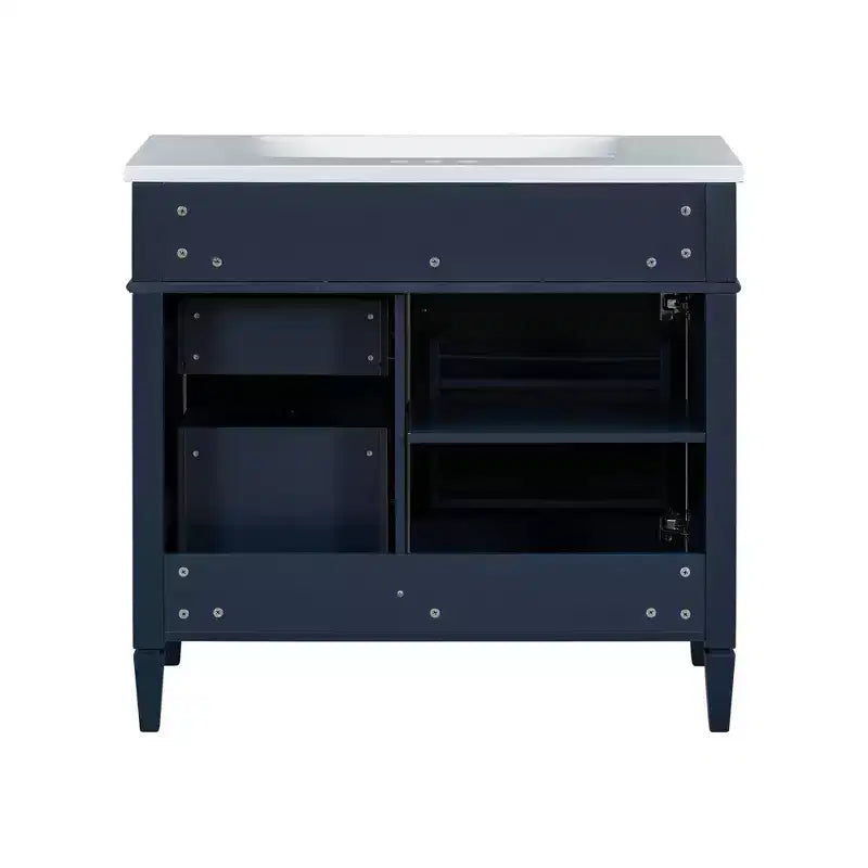 36Bathroom Vanity with Sink, Bathroom Storage Cabinet with Drawers, Single Sink Bathroom Vanity