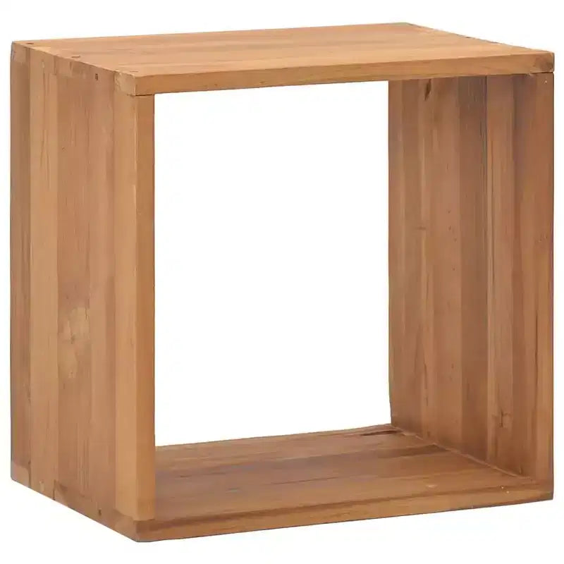 vidaXL Bedside Cabinet Warm Natural Wood Solid Teak Wood Bedside Cabinet