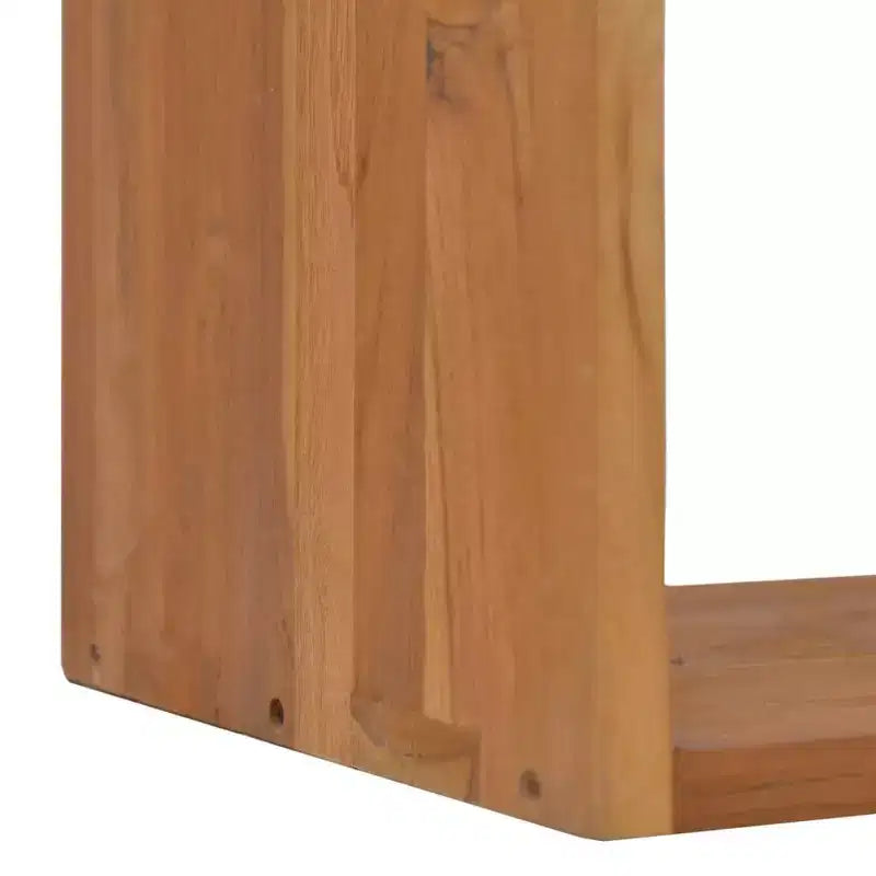 vidaXL Bedside Cabinet Warm Natural Wood Solid Teak Wood Bedside Cabinet