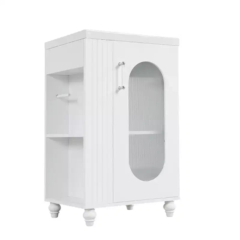 20 Small Bathroom Vanity Sink Combo with Storage , Bathroom Floor Cabinet with Adjustable Shelf