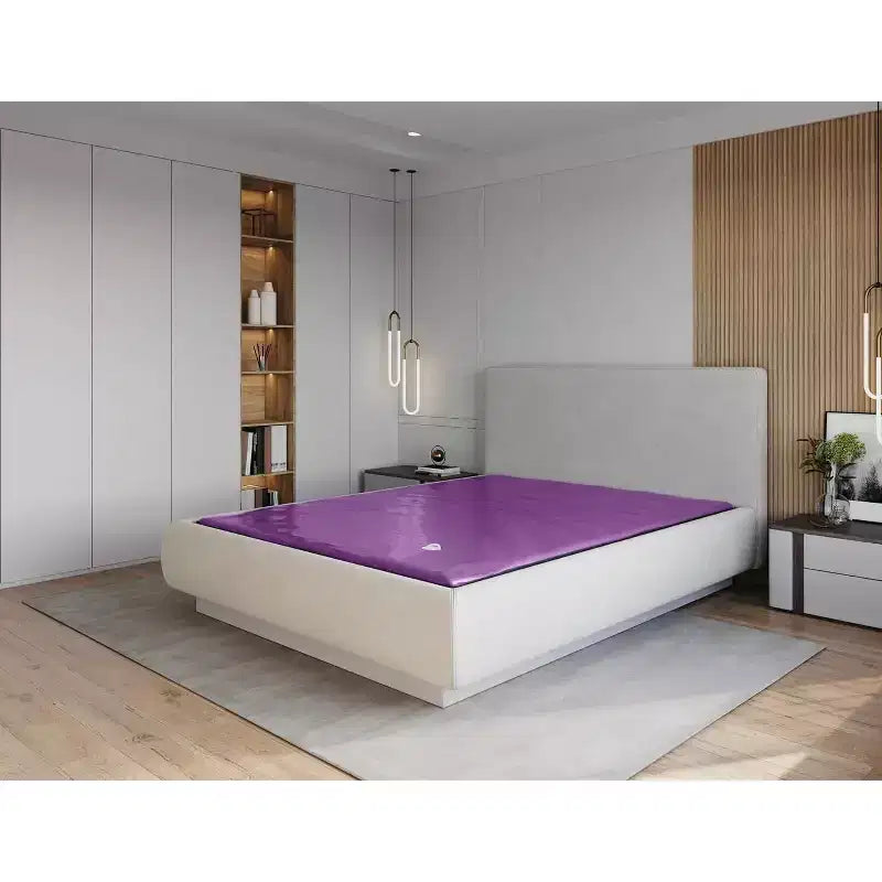 60% Semi-Waveless Hardside Water Bed Mattress, Two Wave Reducing Fiber Layers - Frame Not Included