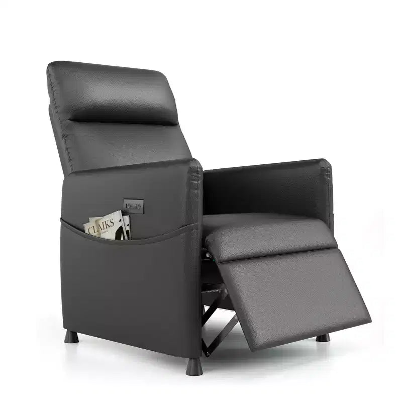 MAYEERTY Power Recliner Chair, Electric Recliner with Footrest, Padded Seat for Small Spaces, Living Room & Home Theater