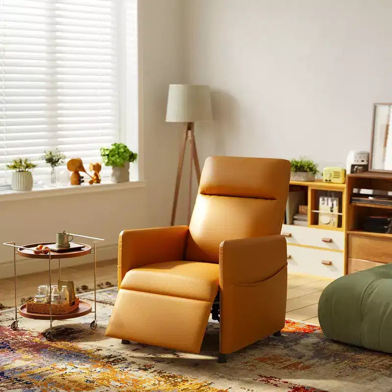 MAYEERTY Power Recliner Chair, Electric Recliner with Footrest, Padded Seat for Small Spaces, Living Room & Home Theater