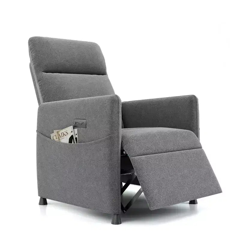 MAYEERTY Power Recliner Chair, Electric Recliner with Footrest, Padded Seat for Small Spaces, Living Room & Home Theater