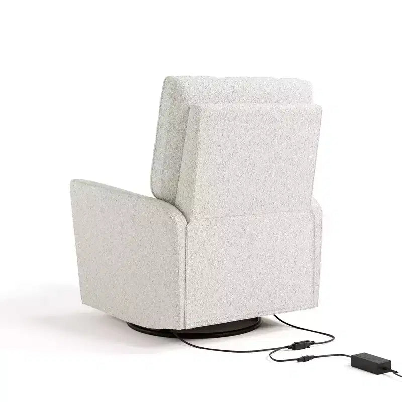 Storkcraft Santorini Deluxe Power Recliner Swivel Glider with Dual USB Charging