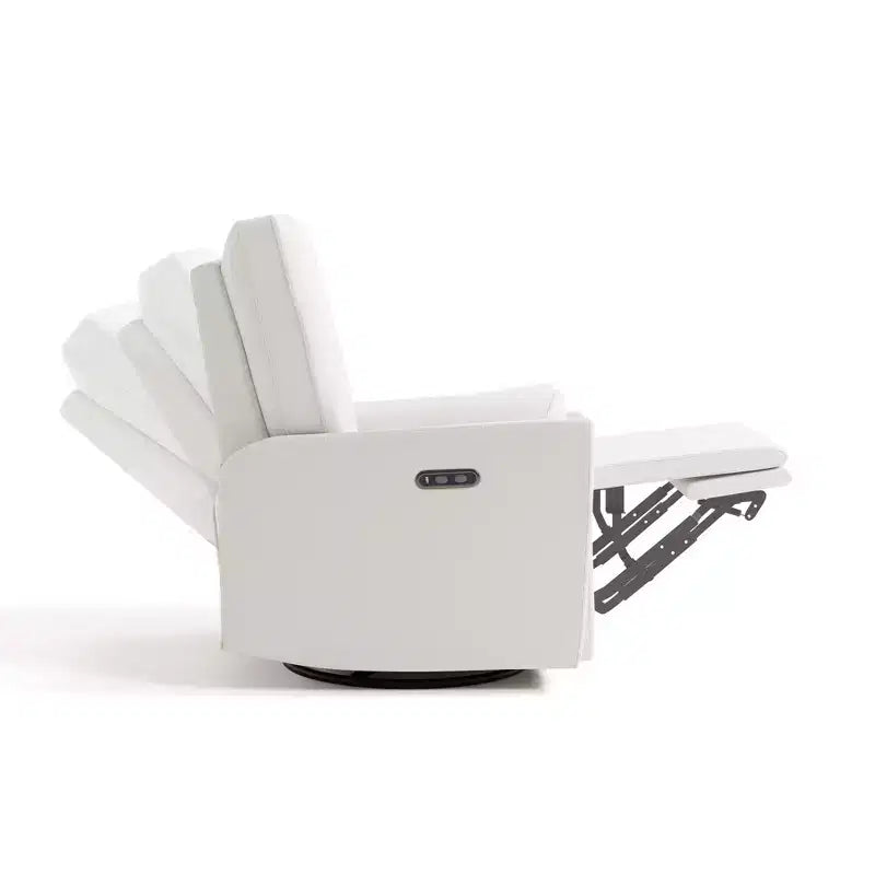 Storkcraft Santorini Deluxe Power Recliner Swivel Glider with Dual USB Charging