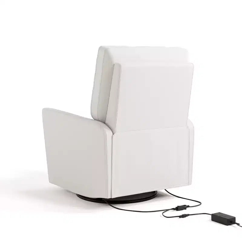 Storkcraft Santorini Deluxe Power Recliner Swivel Glider with Dual USB Charging