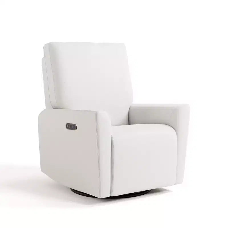 Storkcraft Santorini Deluxe Power Recliner Swivel Glider with Dual USB Charging