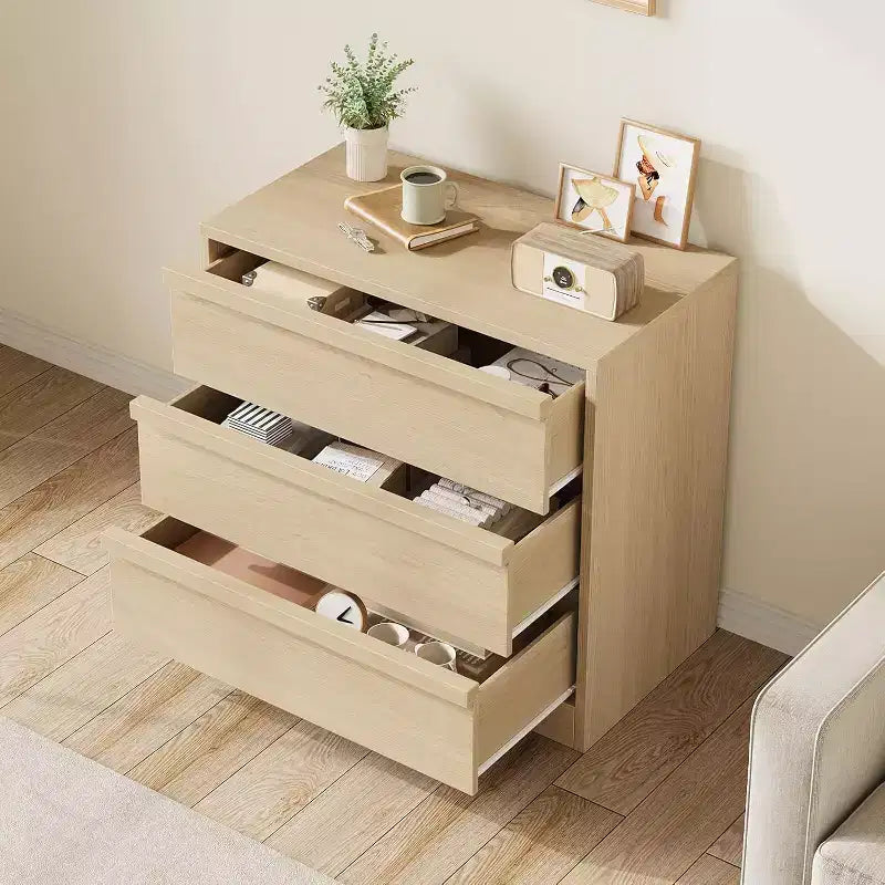 Acekool 3 Drawer Dresser, Modern Storage Cabinet Nightstand for Bedroom, Living Room, Entryway