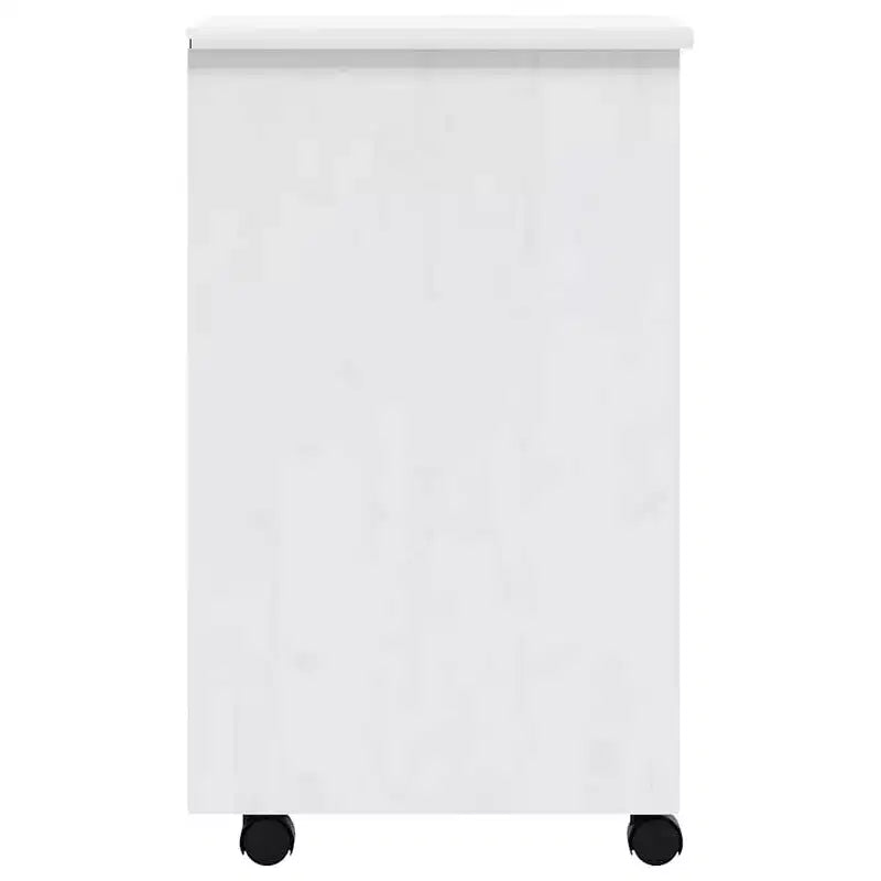 vidaXL MOSS 6-Drawer Chest with Wheels, Solid Pinewood
