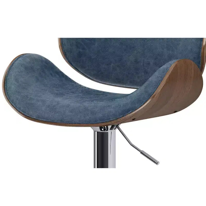 Avondale Mid Century Modern 33 inch Bentwood Adjustable Swivel Bar Stool