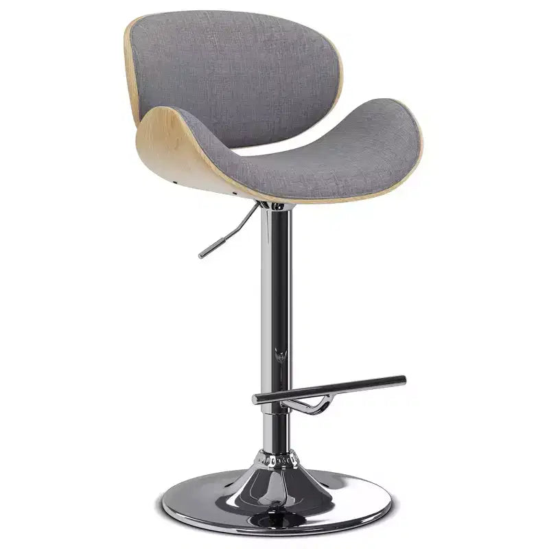 Avondale Mid Century Modern 33 inch Bentwood Adjustable Swivel Bar Stool